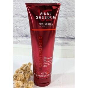 NEW🚨Vidal Sassoon Pro Series Mega Firm Hold Hair Gel 8.71 oz Red Bottle RARE